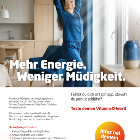 Mehr Energie – weniger Müdigkeit